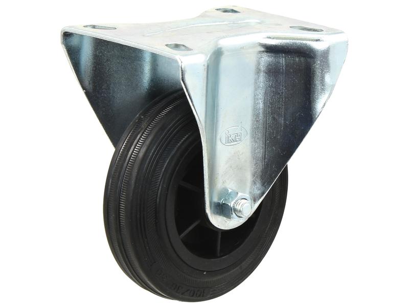 Roda borracha - Capacidade: 50kgs, Diâmetro da roda: 80mm (S.52577)
