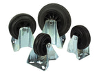 Roda borracha - Capacidade: 50kgs, Diâmetro da roda: 80mm (S.52577)