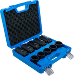 Conjunto de encaixes para chave de caixa de impacto | Doze lados | Entrada de quadrado interno de 12,5 mm (1/2") | 32 - 36 mm | 10 peças