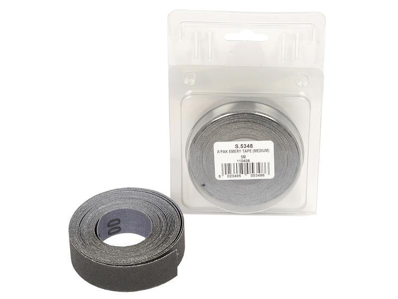 Rolo pano esmeril Grit P120, Fino (25mm. x 5m.) Agripak (S.5348)