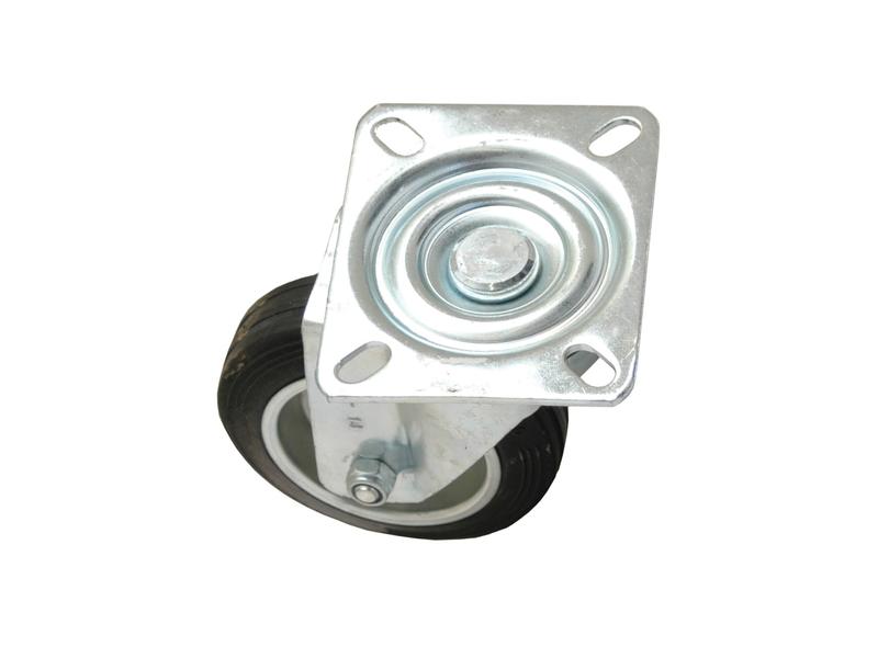 Roda borracha - Capacidade: 50kgs, Diâmetro da roda: 80mm (S.53625)