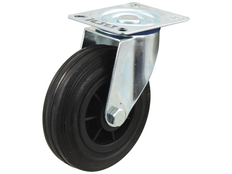 Roda borracha - Capacidade: 205kgs, Diâmetro da roda: 200mm (S.53628)