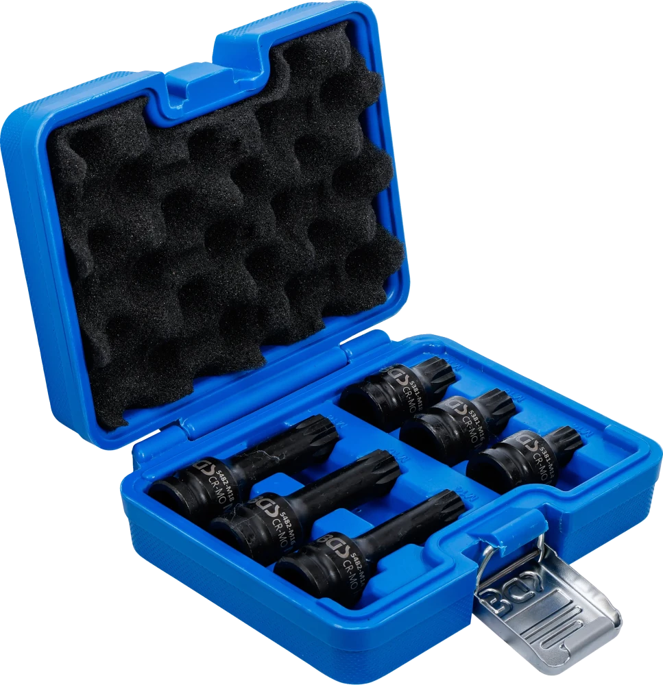 Conjunto de Encaixes de Impacto XZN | 1/2" | M14 - M18 | 6 peças