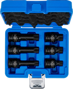 Conjunto de Encaixes de Impacto XZN | 1/2" | M14 - M18 | 6 peças
