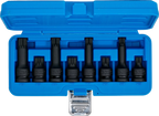 Conjunto de Encaixes de Impacto XZN | 1/2" | M12 - M18 | 8 peças
