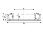 Rolamento 32210 (S.54432)