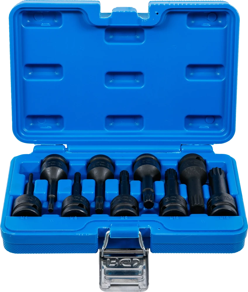 Conjunto de Encaixes de Impacto XZN | 1/2" | M4 - M16 | 9 peças