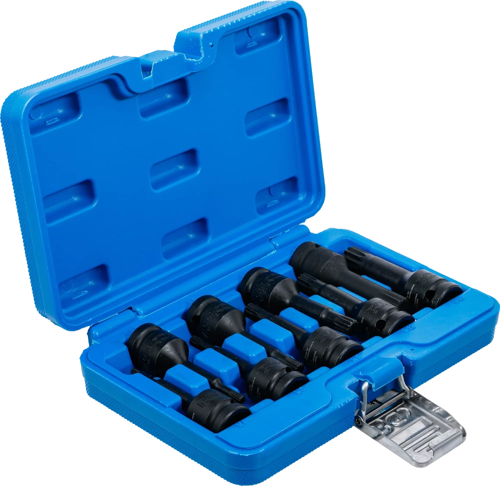 Conjunto de Encaixes de Impacto XZN | 1/2" | M4 - M16 | 9 peças