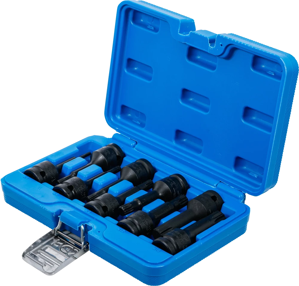 Conjunto de Encaixes de Impacto XZN | 1/2" | M4 - M16 | 9 peças