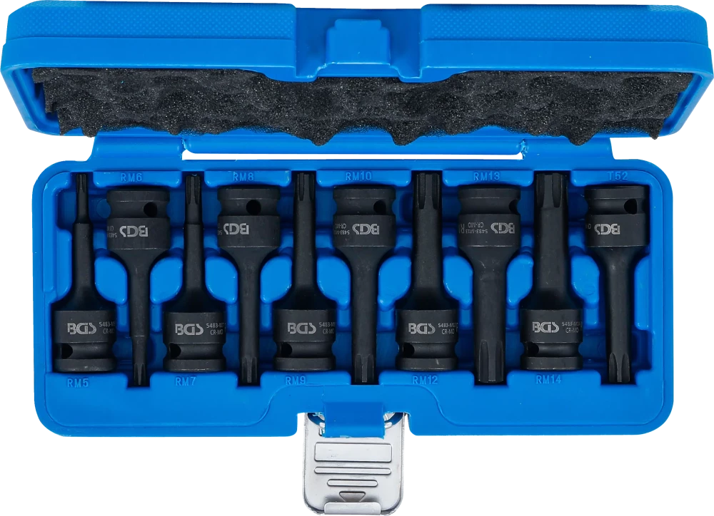 Conjunto de Encaixes de Impacto RIBE | 1/2" | M5 - M14 | 9 peças
