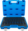 Conjunto de Encaixes de Impacto | Sextavado, Torx, XZN | 1/2" | 27 peças