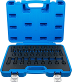 Conjunto de Encaixes de Impacto | Sextavado, Torx, XZN | 1/2" | 27 peças