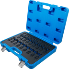 Conjunto de Encaixes de Impacto | Sextavado, Torx, XZN | 1/2" | 27 peças