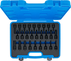 Conjunto de Encaixes de Impacto | Sextavado, Torx, XZN | 1/2" | 27 peças