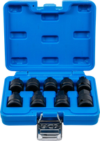 Conjunto de Encaixes de Impacto | Sextavado Interno | 1/2" | 9 peças