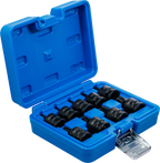 Conjunto de Encaixes de Impacto Torx | 1/2" | T20 - T70 | 9 peças