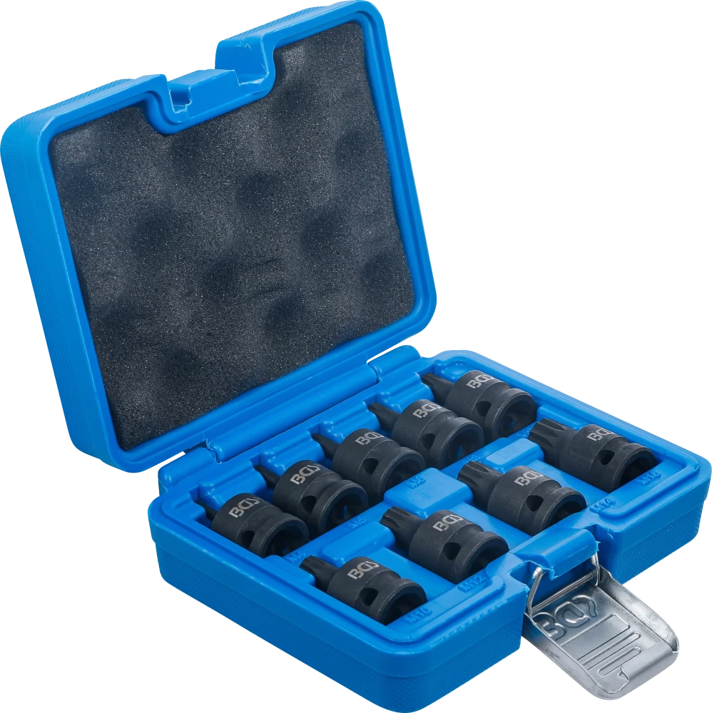 Conjunto de Encaixes de Impacto XZN | 1/2" | M4 - M16 | 9 peças