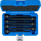 Conjunto de Encaixes de Impacto Extra Longos | Sextavado Interno | 1/2" | 7 peças