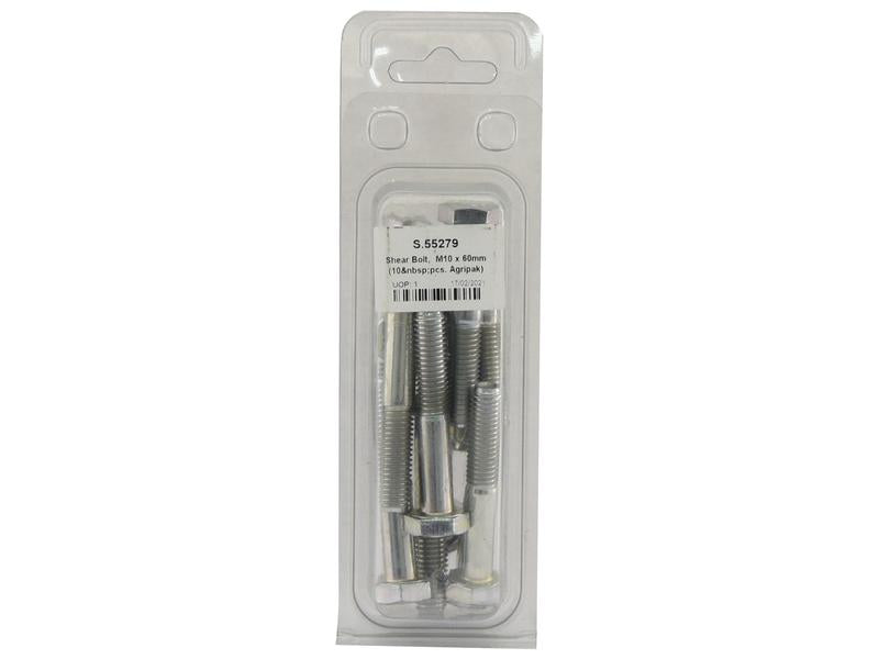 Fusivel, M10x60mm (10 un. Agripak) (S.55279)