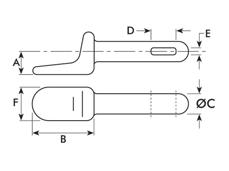 Pino do taipal 1/2'' Long (S.55937)