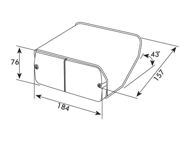 Farolim Traseiro 12V, Esq. (S.56285)