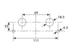 Farolim Traseiro 12V, Esq. (S.56285)