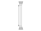Protecção transmissão - Easylock, (Lz) Comprimento: 710mm, Embalagem: Pequeno. (S.56600)