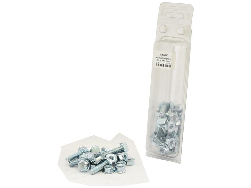 Agripak 20 un. Parafusos M8x30mm (S.56830)