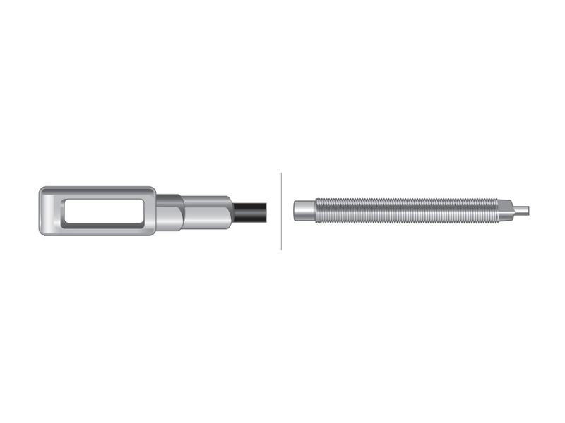 Cabo Embraiagem PTO - Comp: 954mm, Comprimento externo do cabo: 654mm. (S.57321)