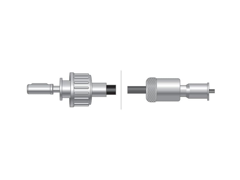 Bicha Conta horas - Comp: 1265mm, Comprimento externo do cabo: 1230mm. (S.57594)