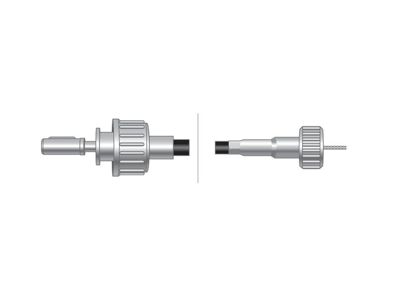 Bicha Conta horas - Comp: 1265mm, Comprimento externo do cabo: 1226mm. (S.57595)