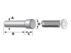 Agripak 2 un. Fecho de cardan 8mm (S.5786)