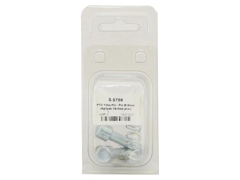 Agripak 2 un. Fecho de cardan 8mm (S.5786)