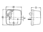Farolim Traseiro 12V, Esq./Dt. (S.57882)