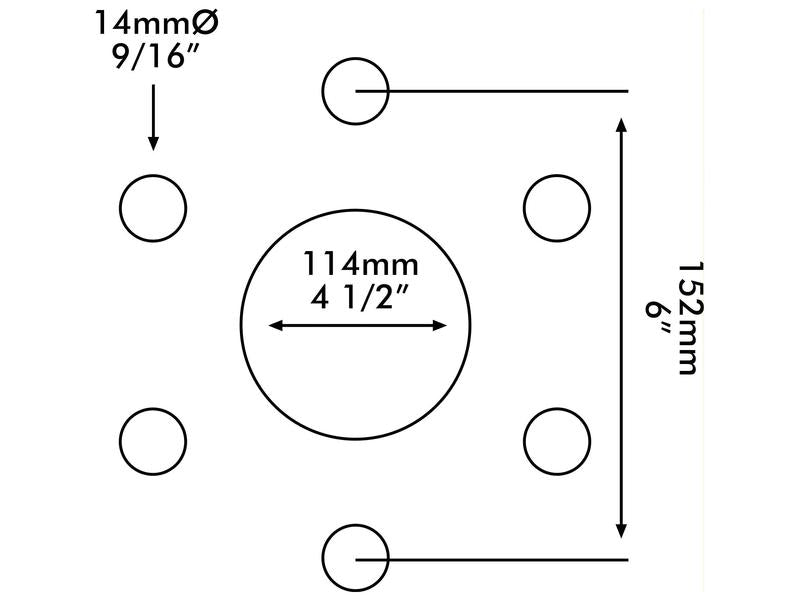 Jante, Tamanho da jante da roda: 3.5'' x 19''. (S.59044)