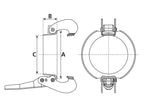 Anel de fixação - 5'' (133mm) (não galvanizado) (S.59407)