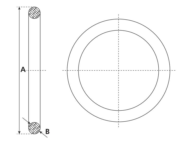 O'Ring 4'' (136mm) (borracha) (S.59412)