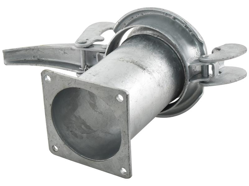 Acoplamento com brida - Longo - Macho 6'' (159mm) x 6'' (150mm) (galvanizado) (S.59437)