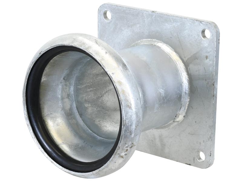 Acoplamento com brida - Fêmea 4'' (108mm) x (100mm) (galvanizado) (S.59438)