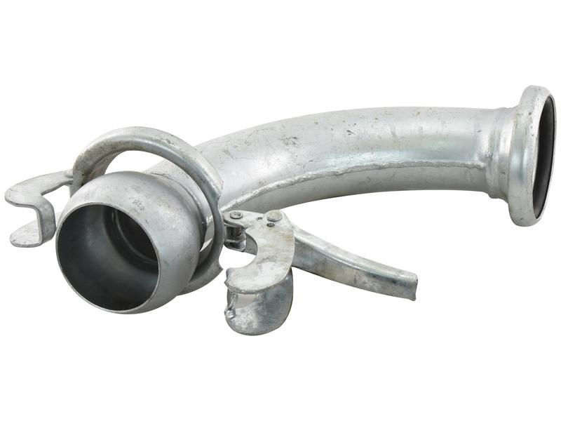 Acoplamento 90° Macho-Fêmea - 4'' (108mm) (galvanizado) (S.59441)