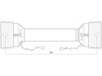 Protecção transmissão - Easylock, (Lz) Comprimento: 1010mm, Embalagem: Large. (S.59613)