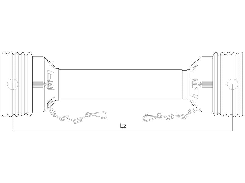 Protecção transmissão - Easylock, (Lz) Comprimento: 1510mm, Embalagem: Large. (S.59615)