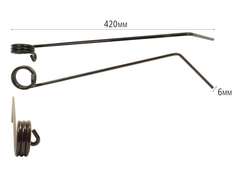 Mola Comp:420mm, Larg:39mm, Ø6mm - para Opico, Hatzenbichler Aplicavel em: 931126 (S.59716)