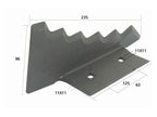 Lâmina de vagão alimentador 212mm x 97mm x 6mm (Dt.) para Keenan Aplicavel em: 701358 (S.59795)