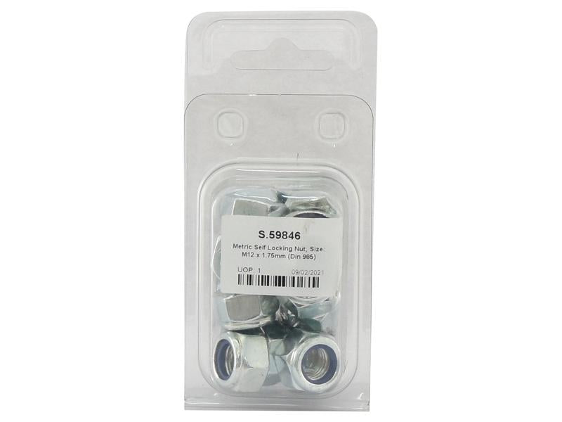 Porca auto bloqueio métrica, Tamanho da rosca: M12x1.75mm (DIN 985) (S.59846)