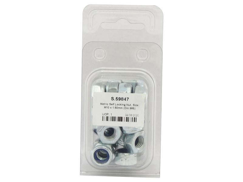 Porca auto bloqueio métrica, Tamanho da rosca: M10x1.50mm (DIN 985) (S.59847)