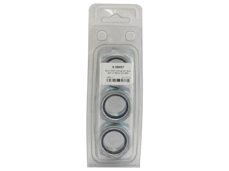 Porca auto bloqueio métrica, Tamanho da rosca: M27x3.00mm (DIN 985) (S.59887)