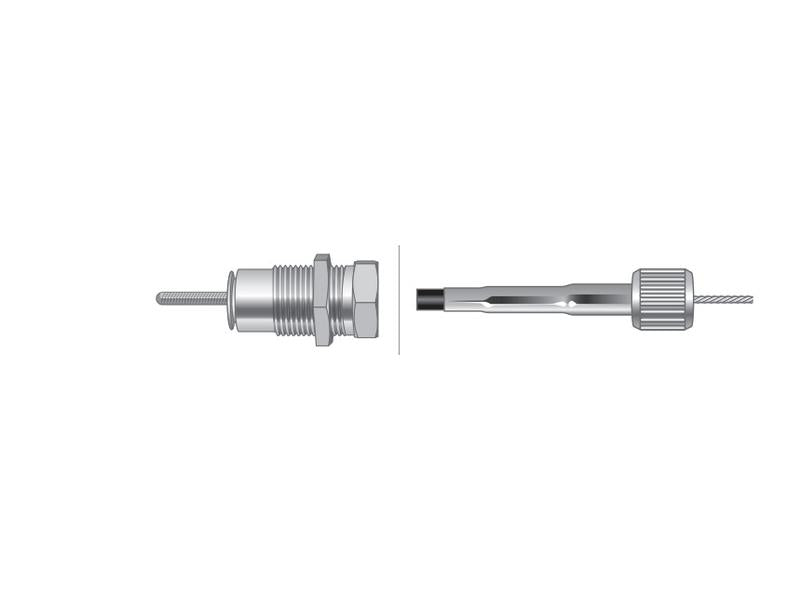 Bicha Conta horas - Comp: 600mm, Comprimento externo do cabo: 560mm. (S.60537)