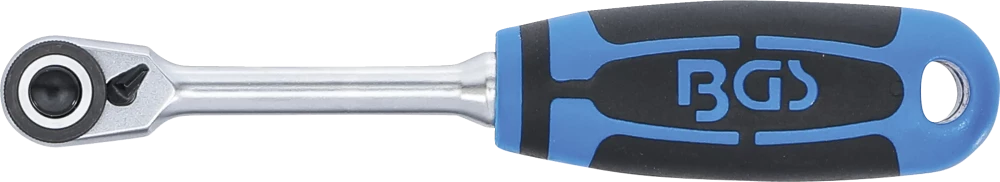 Roquete reversível | dentado fino | Saída de quadrado externo 6,3 mm (1/4")