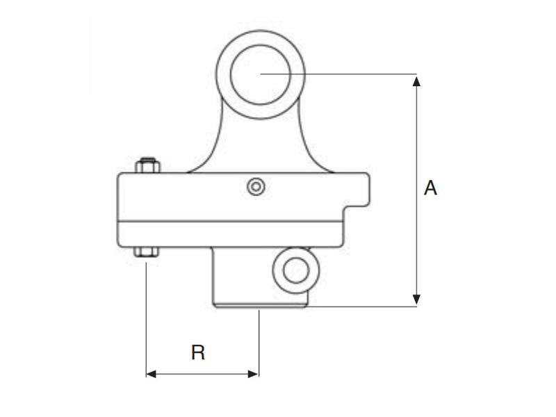 Fusivel PTO (Dimensão da cruzeta: 27 x 74.5mm) Tamanho: 1-3/8''-6 Estrias (S.6157)